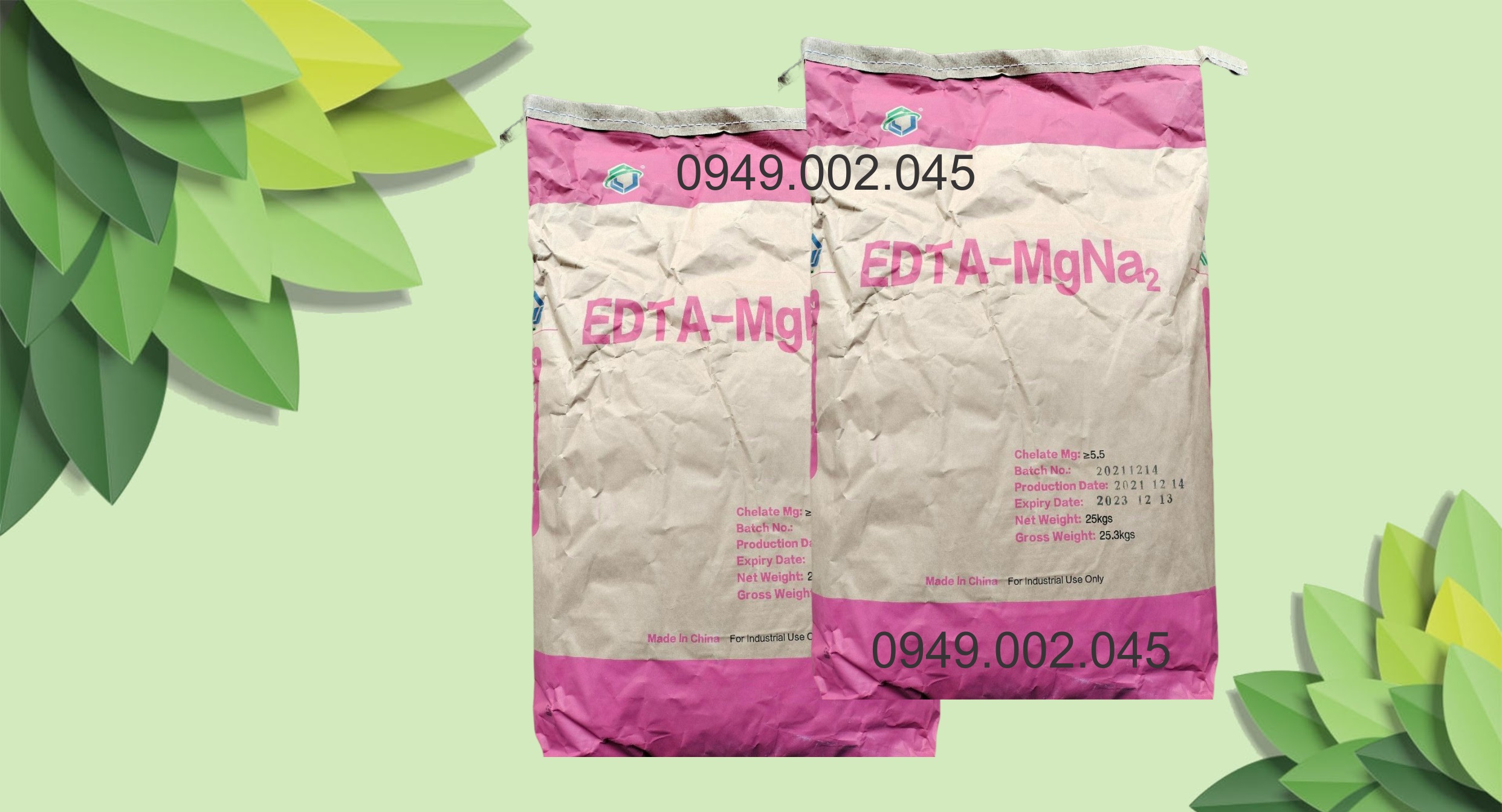 EDTA-MgNa2 - Khoáng Magie hữu cơ cho tôm cá